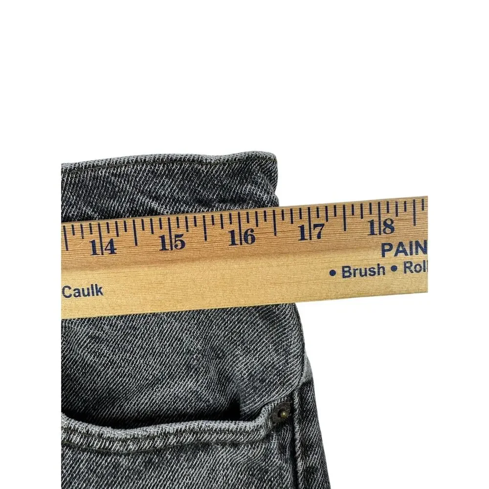 Vintage Levis 505 Charcoal Gray Mens Jeans 34x30 Made in USA Regular Straight